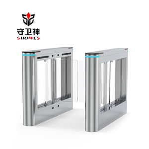 Porte étanche de tourniquet de lecteur de Code Rfid Qr de porte de barrière d'oscillation de reconnaissance faciale pour le contrôle d'accès - Product Image 6