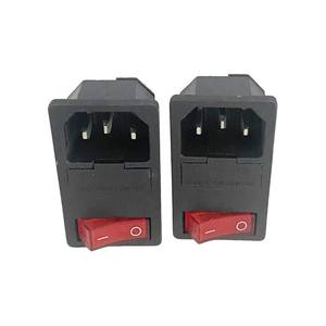 Розетка переменного тока AC-14-F1 для монтажа на панель, шасси, IEC 3P, IP14/IP15, сертифицирована CE, 10А, 16А, 250В переменного тока - Product Image 4