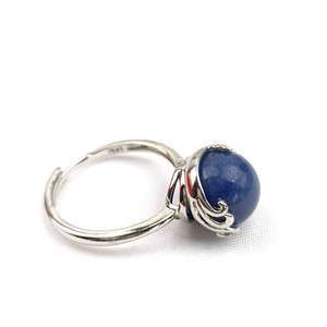 Nuevos productos, piedra curativa espiritual, juego de joyas de cristal de Aventurina azul para mujer para Decoración - Product Image 3