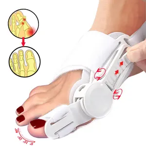 MediFootCare Toe Separator Splint Hallux Valgus Orthopedic Adjustable Braces Big Toe Straightener Bunion Corrector HA02068