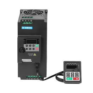 1HP 2HP 3HP VFD frekans invertör CE ISO sertifikası ile