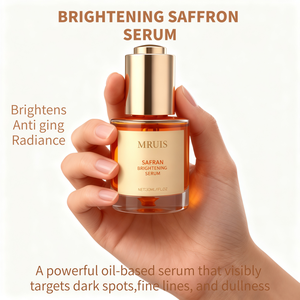 Zafferano che illumina l'essenza del viso correzione del tono della pelle del correttore delle macchie scure vitamina C trattamento alternativo della pigmentazione MRUIS - Product Image 3