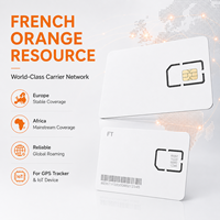 Carte SIM de Roaming Mondial Orange pour Traceur GPS, Appareil IoT, Prise en Charge GLONASS/WiFi, Compatible PC, Réseau Stable Europe Afrique Asie