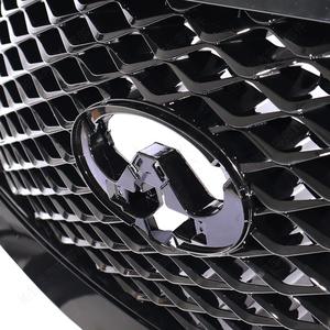 Grille avant noire en ABS pour Infiniti Qx80, pièces de rechange pour réparation et amélioration de voiture, 2018, 2019, 2020, 2021 - Product Image 3