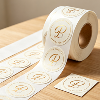 Autocollants personnalisés en vinyle imperméable avec logo de marque imprimé sur mesure pour flacons en verre de peptides de 3/5/10 ml