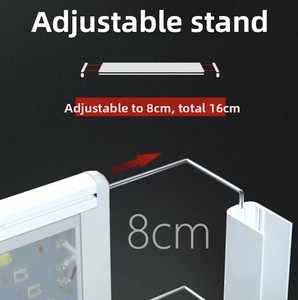 Lampu Akuarium <span class=keywords><strong>LED</strong></span> Tahan Air Hemat Energi untuk Tangki Ikan Kecil dengan Penerangan Terang dan Dudukan Bahan ABS Persegi Panjang - Product Image 4
