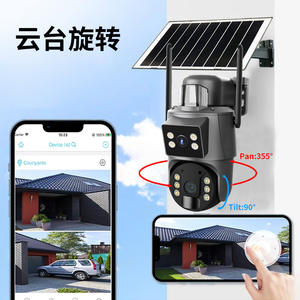 Cámara Solar Q40 de 6MP HD con Visión Nocturna Dual, Almacenamiento en la Nube, Alarma de Movimiento, Intercomunicador de Voz, Uso en Interiores y Exteriores - Product Image 3