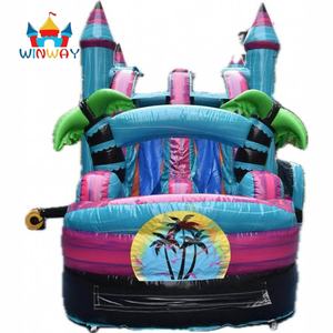 Château gonflable <span class=keywords><strong>avec</strong></span> toboggan, vente directe usine, toboggan aquatique <span class=keywords><strong>pas</strong></span> <span class=keywords><strong>cher</strong></span> <span class=keywords><strong>avec</strong></span> <span class=keywords><strong>piscine</strong></span> et planche de surf, idéal pour la <span class=keywords><strong>location</strong></span> commerciale ou le divertissement - Product Image 4