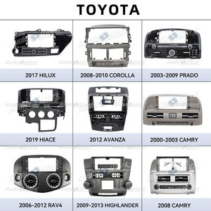 Envío Rápido: Marco de Panel para Reproductor de DVD de Coche, Compatible con TOYOTA MARK II QUALIS 1997-2002, Marco de Radio para Coche OEM - Product Image 5