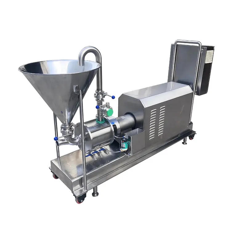 Food Grade Stainless Steel Cabomer Inline Emulsifier Homogenizer Geser Tinggi Pompa