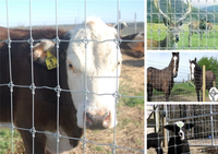 Rollo de Cerca Galvanizada de Alta Resistencia - 330 pies de Longitud para Ganado Vacuno, Caprino y Otros Animales de Granja