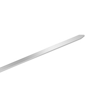Brochettes de kebab en métal larges et réutilisables pour l'extérieur Grille de four Grill BBQ Barbecue Viande Poulet Pomme de terre Crevettes Aliments Pizza Outils