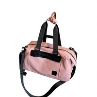 Sac de voyage grande capacité pour trajets courts, idéal pour affaires, sport et fitness, avec compartiment sec/humide, portable, pour yoga, à bandoulière