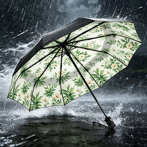 Wholesale 3 Folding Umbrella Full Print For Wholesale Event Giveaway <b>Gift</b> Promotion Umbrella - Product Image 3