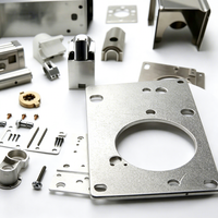 Fabrication sur mesure de tôles en aluminium et acier inoxydable pour boîtiers d'équipements de précision, certification RoHS/ISO9001