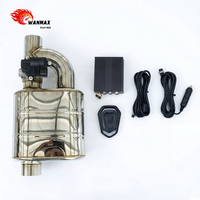 Knalpot Elektrik Universal Berkatup 2.5 inci/2.75 inci/3 inci/3.5 inci Bahan Stainless Steel dengan Remote Control untuk Performa Tinggi