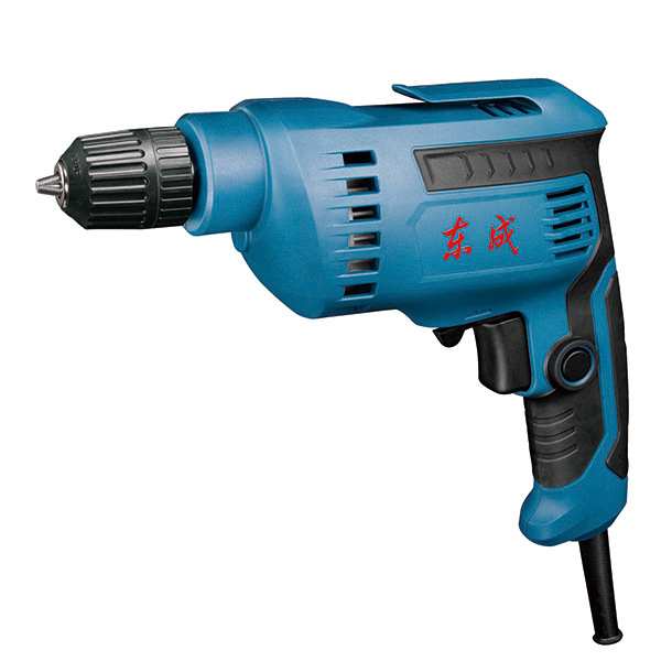 DongCheng Professional Industrial Electric Drill Handle Corded Drill Metal Wood Drilling Variable Speed 220V Construction Tools