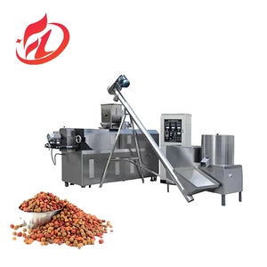 Jinan Factory maquinaria de procesamiento de alimentos para peces 200-250 kg/h línea de producción de extrusora de doble tornillo - Product Image 2