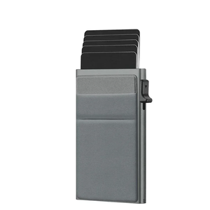 Credit Card Holder Luxury Metal Bank ID Card Holer Case <strong>Wallet</strong> <strong>for</strong> <strong>Men</strong> Thin Slim Mini Minimalist <strong>Wallets</strong> - Product Image 4