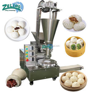 Máquina Semiautomática Comercial ZELING para Hacer Bollos al Vapor (Baozi, Momo, Siopao) <span class=keywords><strong>de</strong></span> Acero Inoxidable <span class=keywords><strong>de</strong></span> Grado Alimenticio con Motor Antioxidante - Product Image 4
