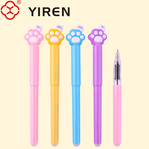 YIREN Kawaii 고양이 발 만년필 <span class=keywords><strong>3D</strong></span> 새끼 고양이 디자인 어린이와 소녀를위한 귀여운 동물 문구 - Product Image 2