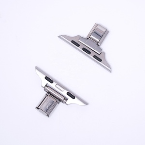 Wholesale Stainless Steel Watch Link Connector Italian Charms <b>Bracelet</b> Adjustable <b>Silver</b> Italian Charm Watch Connector - Product Image 1