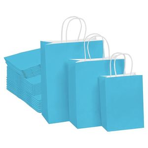 Bolsa de Papel Kraft Ecológica de Gran Tamaño con Asas de Cinta para Ropa y Regalos, Bolsa de Papel con 'Gracias' - Product Image 4