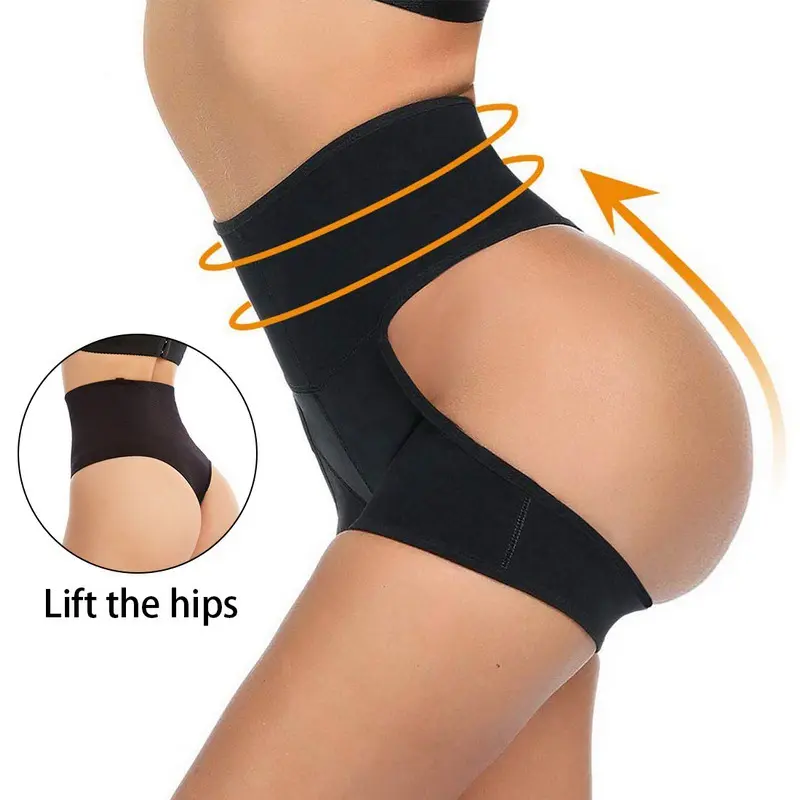 Sexy Scava Fuori Hip Mutandine di Controllo Foro Culo Hip Shaper Glutei Push Up Shapewear Delle Donne di Alta Vita Trainer Che Dimagrisce Shaper Del Corpo