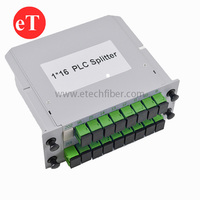 Optique SC/APC 1x16 LC LGX Type de boîte 1:16 Cassette Module PLC Fiber Optique Splitter