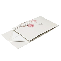 Boîte cadeau cosmétique pliable magnétique écologique personnalisée en gros pour l'emballage de produits de soin de la peau et de maquillage avec logo
