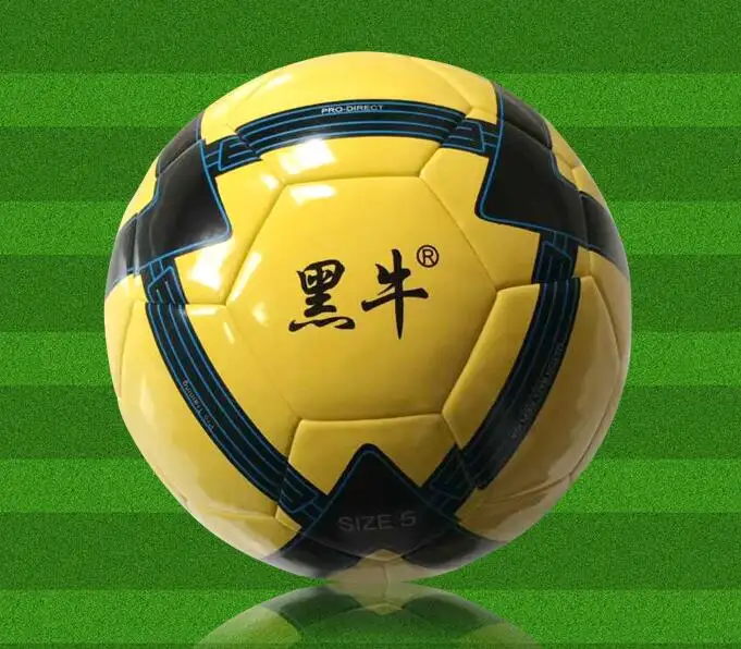 Seamless Hot paste glue soft leather size 5 PU soccer ball