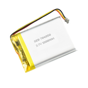 Rechargeable 704050 <strong>3</strong>,7 V 1600 mAh high quality Li-ion polymer battery - Product Image 1