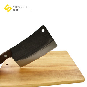 Couteau de <span class=keywords><strong>boucher</strong></span> professionnel forgé à <span class=keywords><strong>la</strong></span> main, ambidextre, écologique, en acier inoxydable 5CR15 MOv, manche en bois Pakka - Product Image 3