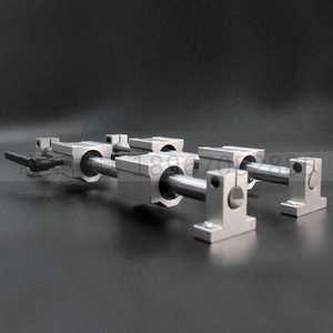 Glissière de guidage linéaire en acier pour scie à main de menuiserie - Ensemble complet avec glissière de positionnement à verrouillage et support de tige de glissière - Product Image 2