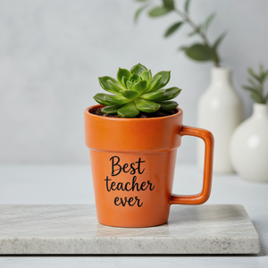 Tazza da Caffè in Ceramica Classica con Motivi Floreali, Miglior <span class=keywords><strong>Regalo</strong></span> per Insegnanti - Product Image 1