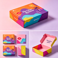 Emballage personnalisé pour produits cosmétiques, boîte d'expédition postale en carton ondulé avec logo