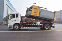 Station de compactage de déchets mobile intelligente de 8 à 18 m³ avec trémie et élévateur de conteneurs