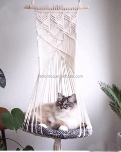 RT21014 Hamac de sommeil suspendu tissé à la main en macramé pour <span class=keywords><strong>chat</strong></span> et chien - Product Image 4