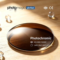 Lentilles de prescription photochromiques HMC 1.56 Photomagic pour lunettes, verres optiques anti-lumière bleue, lentilles transitionnelles