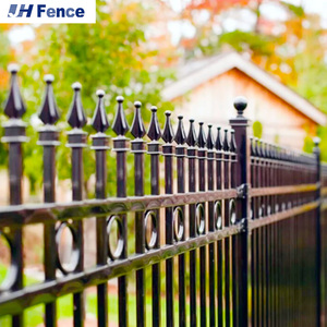 Pannello di <span class=keywords><strong>Recinzione</strong></span> in Ferro Battuto Verniciato a Polvere, <span class=keywords><strong>Recinzione</strong></span> Ornamentale per <span class=keywords><strong>Giardino</strong></span> e Balcone - Product Image 3