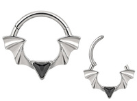 Cincin Titanium CNC Model Segmen Berengsel untuk Perhiasan Clicker, Cincin Hidung, dan Anting Helix