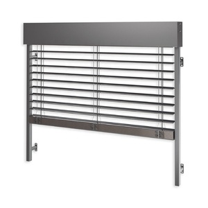 <span class=keywords><strong>Stores</strong></span> Vénitiens <span class=keywords><strong>Solaires</strong></span> Électriques Extérieurs en Aluminium de 80mm - Product Image 2