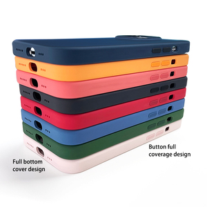 สำหรับ iPhone 13 Pro ฝาปิดโทรศัพท์มือถือไมโครไฟเบอร์ด้านในเคสแฟชั่นซิลิโคนเหลวสัมผัสนุ่มสำหรับ iPhone 14 15 16 Pro - Product Image 6