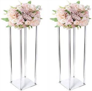 Wedding Centerpiece Acrylic Transparent <b>Display</b> <b>Flower</b> Rack Stand Holder Crystal Stage Pillar for Wedding Party - Product Image 1