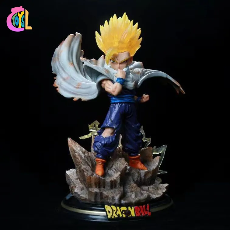 Grosir Dragun Balls Z Son Goku Super Saiyan PVC tokoh Anime Model hadiah Dekorasi mainan patung kartun Jepang