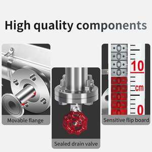 Jauge de niveau magnétique, capteur d'indication de niveau, jauge magnétique pour huile, jauge magnétique pour acier inoxydable - Product Image 6