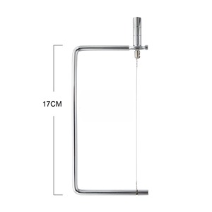 Trancheuse <span class=keywords><strong>à</strong></span> <span class=keywords><strong>fromage</strong></span> en <span class=keywords><strong>fil</strong></span> d'acier inoxydable de haute qualité pour foie gras, jambon, fromages durs ou semi-durs, et beurre – Coupe rapide - Product Image 5