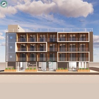 Hôtel de luxe 7 Galaxy à 4 étages Hôtel modulaire étoilé en conteneur Bâtiment commercial préfabriqué à Manille