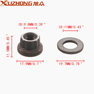 Pernos de Cabeza de Cilindro Xuzhong 279.1001 para Motor SBC, Kit de Repuesto, Pernos de Hierro Negro - Product Image 3