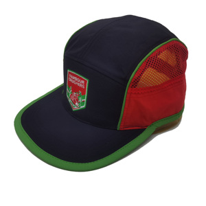 5 Panel Nylon Sport Hat with Tropical Leopard Embroidery Waterproof Quick Dry Custom Logo for Outdoors Running - Product Image 2